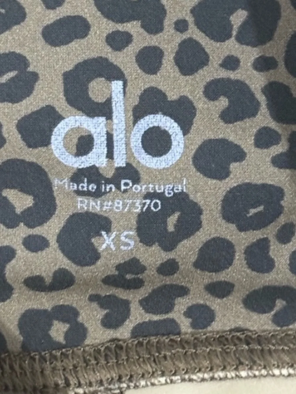 ALO Yoga High-Rise Leopard Print Leggings - Brown/Black